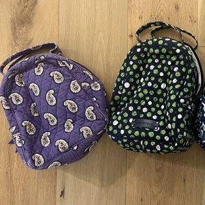 VERA BRADLEY Set of 2 Lunch Boxes